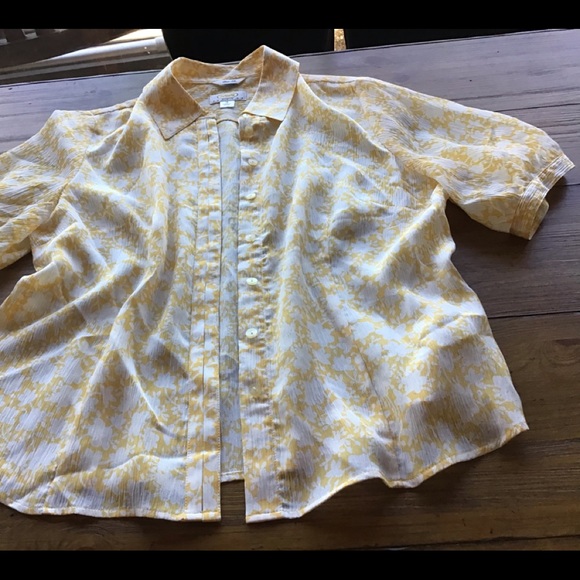 Talbots crepe silk blouse - Picture 1 of 5